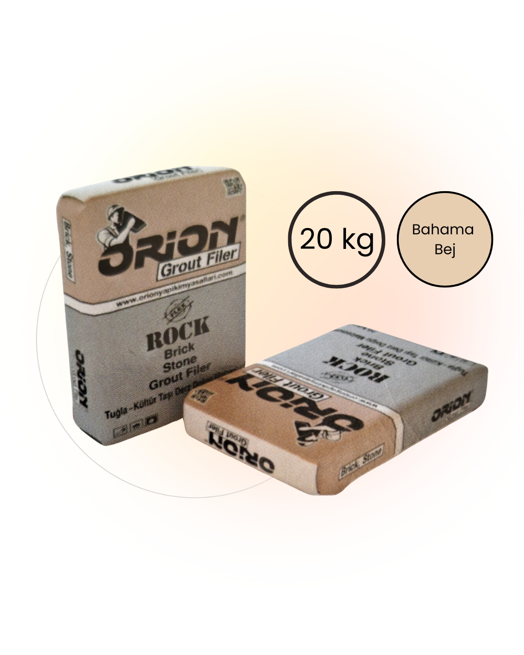Orion Grout Filer Derz Dolgusu Bahama Bej 20 kg
