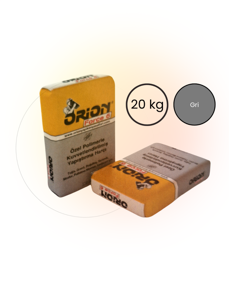 Orion Force 6 C2T Yapıştırma Harcı Gri 25 KG